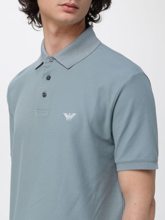 26SS 엠포리오 아르마니 폴로 티셔츠 EM005358AF10497 U9170 Gnawed Blue - EMPORIO ARMANI