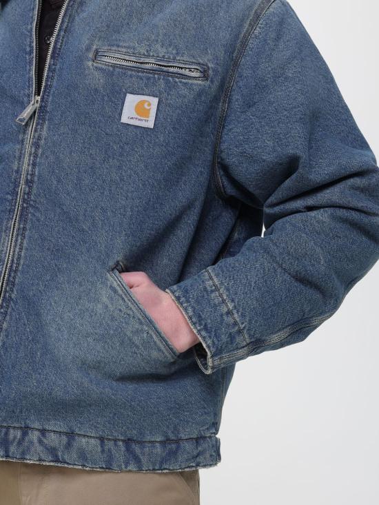 26SS 칼하트 WIP 데님 자켓 I036259 01B7 White - CARHARTT WIP