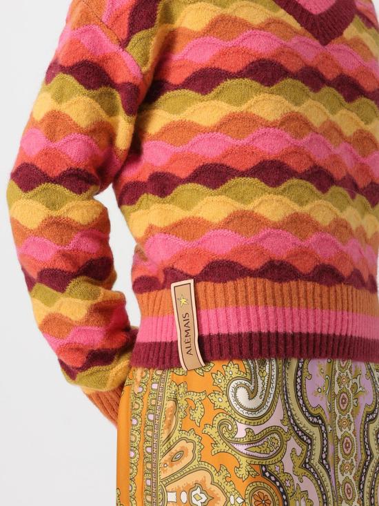 25FW 알레메 스웨터 5781K MULTI Multicolor - ALEMAIS