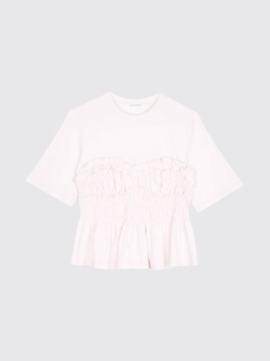 26SS 세실리아 반센 반팔 티셔츠 25RTW19001 LIGHT Pink - CECILIE BAHNSEN
