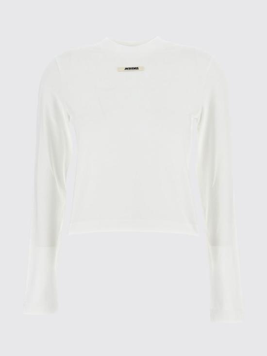 26SS 자크뮈스 반팔 티셔츠 TSW00155AJ00124 100 White - JACQUEMUS