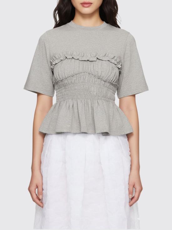 26SS 세실리아 반센 반팔 티셔츠 25RTW19002 GREYMELANGE Grey