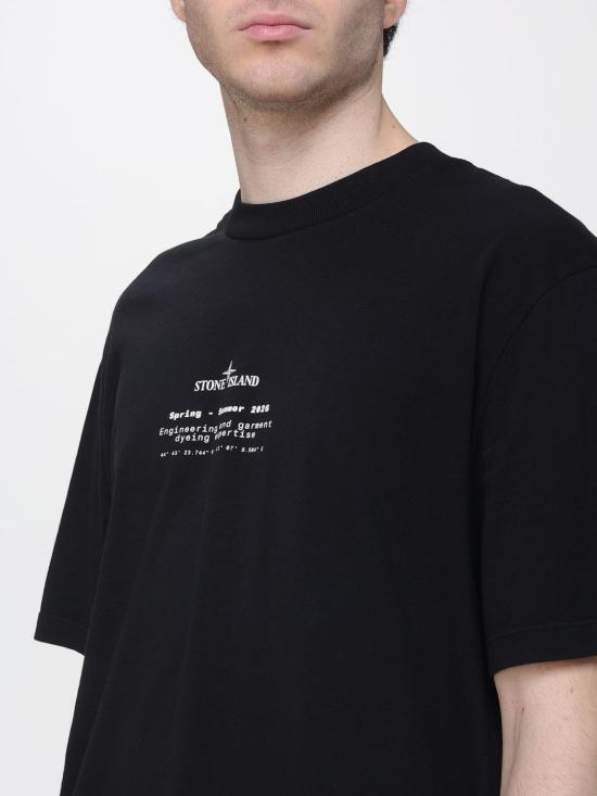 26SS 스톤 아일랜드 반팔 티셔츠 2100001S0285 V0029 Black - STONE ISLAND