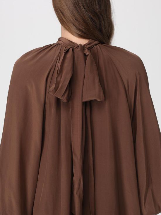 25FW 알레메 블라우스 5906T CH0COLATE Brown - ALEMAIS