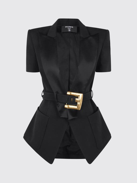 26SS 발망 자켓 GF1SB225ME54 EAP Black - BALMAIN