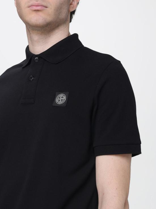 26SS 스톤 아일랜드 폴로 티셔츠 2200008S0017 V0029 Black - STONE ISLAND