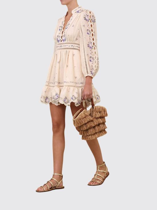 26SS 짐머만 롱 원피스 5376DRS264 CPPR Beige - ZIMMERMANN