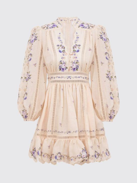 26SS 짐머만 롱 원피스 5376DRS264 CPPR Beige - ZIMMERMANN