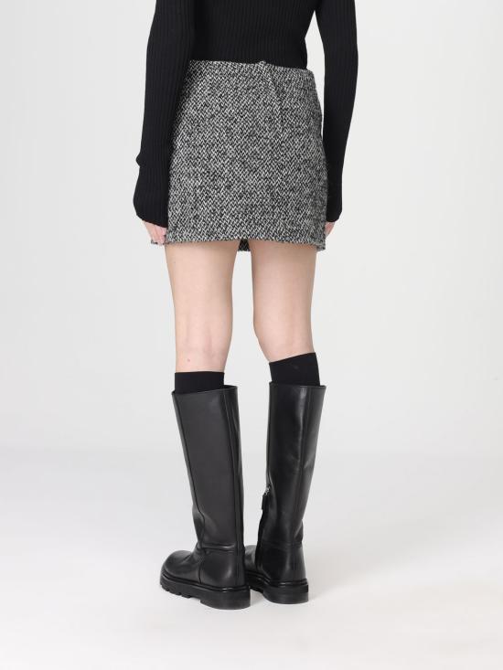 25FW 돌체앤가바나 숏 스커트 F4CE8TFMMHC S8030 Brown - DOLCE & GABBANA