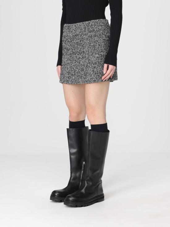 25FW 돌체앤가바나 숏 스커트 F4CE8TFMMHC S8030 Brown - DOLCE & GABBANA