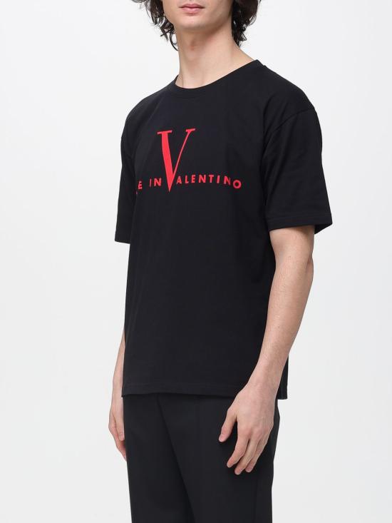 26SS 발렌티노 가라바니 반팔 티셔츠 8V3MG16PBAQ 0NR Black - VALENTINO GARAVANI