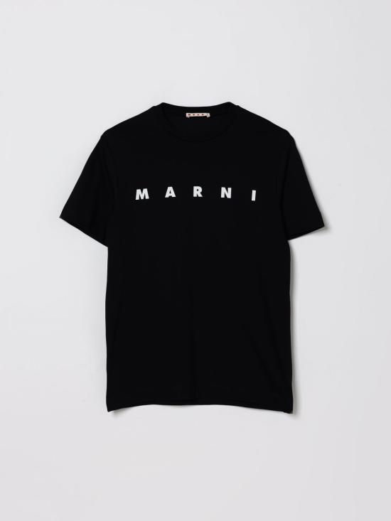 26SS [키즈] 마르니 티셔츠 M002MVM00RF 0M900 Black