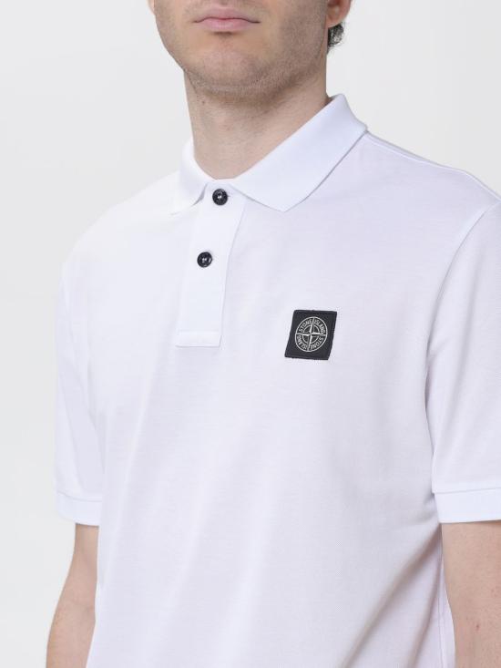 26SS 스톤 아일랜드 폴로 티셔츠 2200008S0017 V1001 White - STONE ISLAND