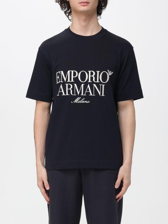 26SS 엠포리오 아르마니 반팔 티셔츠 EM005359AF13715 UB118 Blue