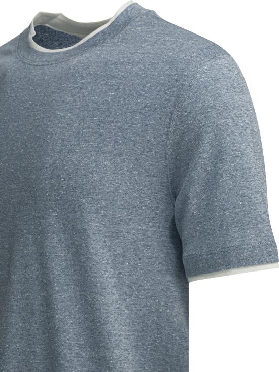 26SS 브루넬로 쿠치넬리 반팔 티셔츠 MW8357427CGE03 - BRUNELLO CUCINELLI