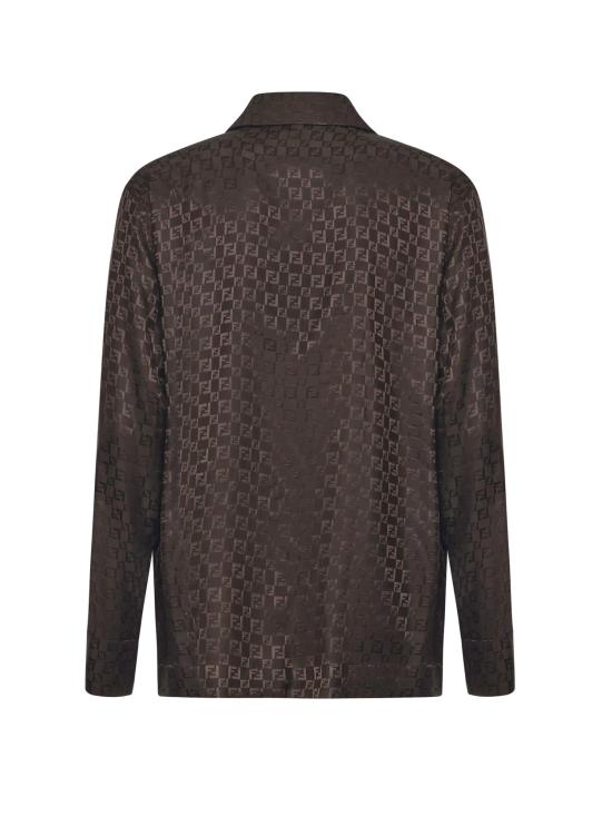 25FW 펜디 셔츠 FS8287 AUQGF1T6H Brown - FENDI