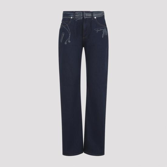 26SS 장 폴 고티에 스트레이트 팬츠 2601WTR060D027 57 BLUE - JEAN PAUL GAULTIER