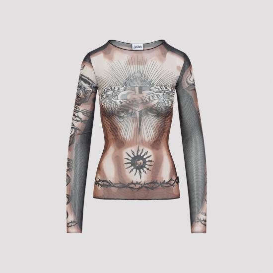 26SS 장 폴 고티에 반팔 티셔츠 2601WTO456M026P 636000 MULTICOLOUR - JEAN PAUL GAULTIER