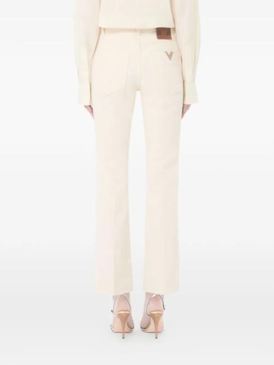 26SS 발렌티노 가라바니 스트레이트 팬츠 BDD21V9Y5 A03 WHITE - VALENTINO GARAVANI