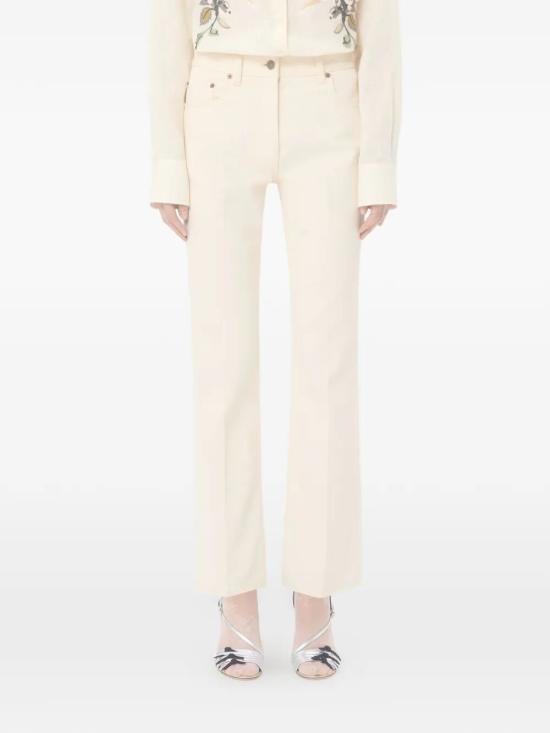 26SS 발렌티노 가라바니 스트레이트 팬츠 BDD21V9Y5 A03 WHITE - VALENTINO GARAVANI