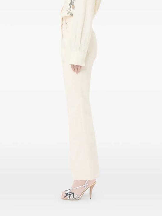 26SS 발렌티노 가라바니 스트레이트 팬츠 BDD21V9Y5 A03 WHITE - VALENTINO GARAVANI