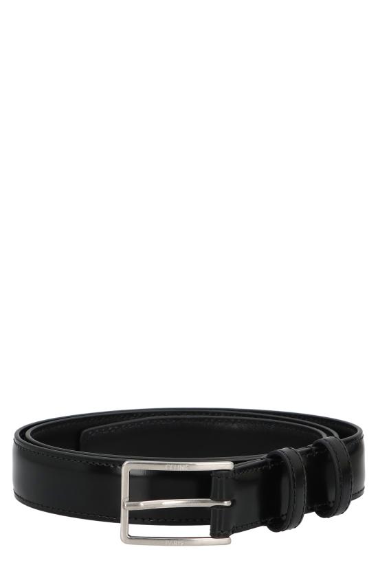 25FW 셀린느 가죽 벨트 45BMH3A0138SI black