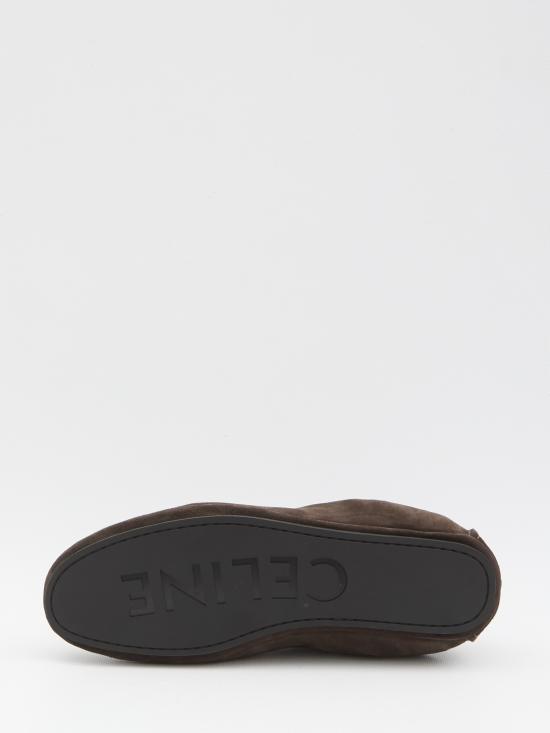 25FW 셀린느 스웨이드 카프스킨 트리옹프 아담 로퍼 364707029C19DK brown - CELINE