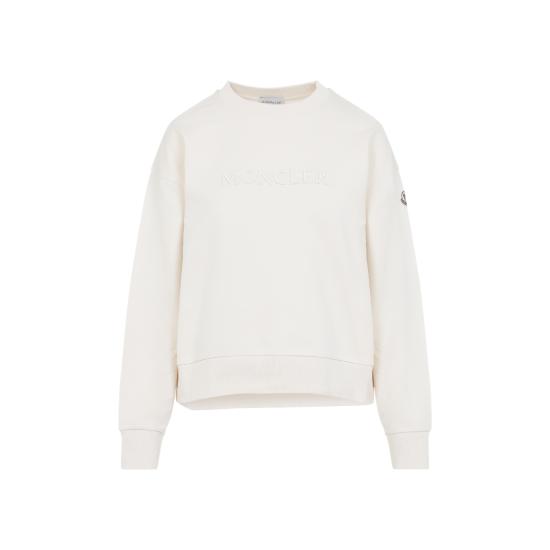 26SS 몽클레어 후드 티셔츠 L10938G0002089B2V034 Ivory - MONCLER