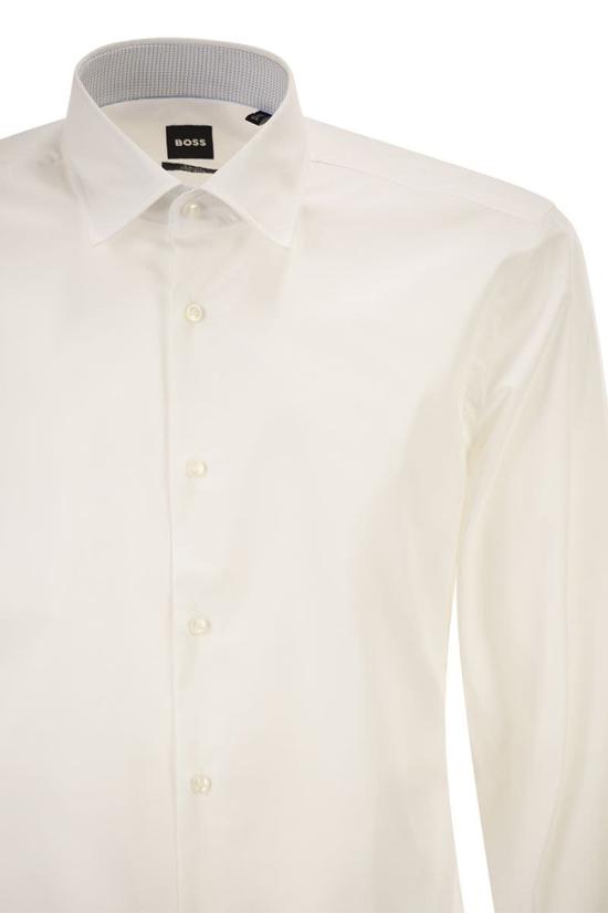  보스 긴팔 셔츠 5055566810219212 100 WHITE - BOSS