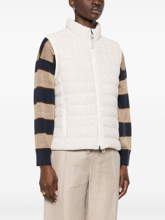 26SS 브루넬로 쿠치넬리 베스트 M0DVT7776 CTK25 LIGHT BEIGE - BRUNELLO CUCINELLI