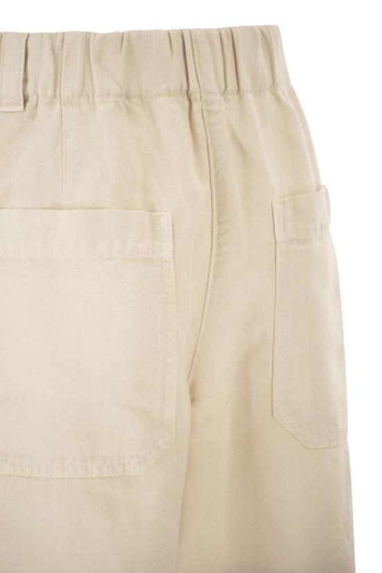 26SS 브루넬로 쿠치넬리 스트레이트 팬츠 ML996P5761 C8739 CHALK - BRUNELLO CUCINELLI