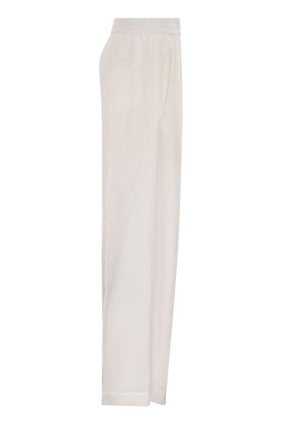 26SS 브루넬로 쿠치넬리 스트레이트 팬츠 M0F91P8742 C100 WHITE - BRUNELLO CUCINELLI