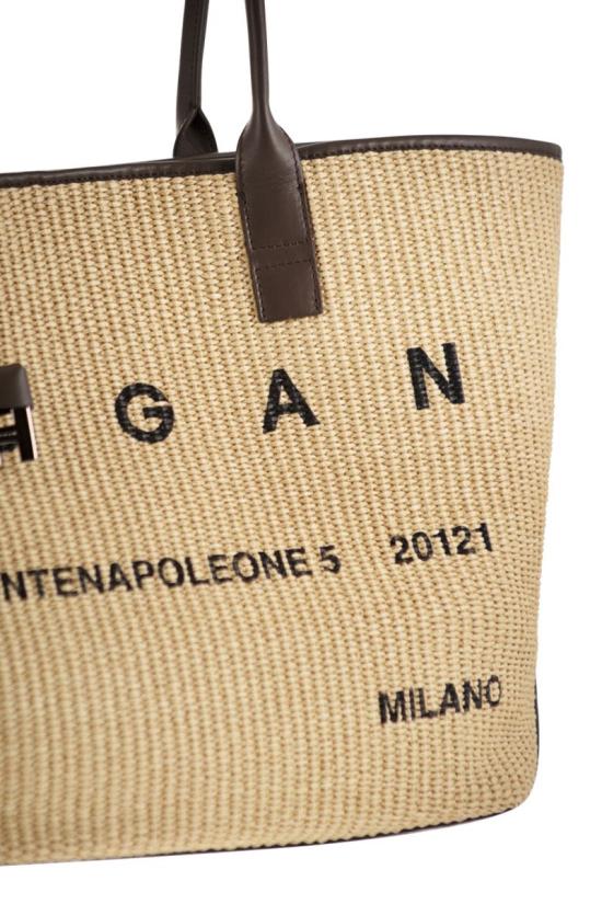 26SS 호간 토트백 KBW01TA5300UYI7E06 BROWN BEIGE - HOGAN