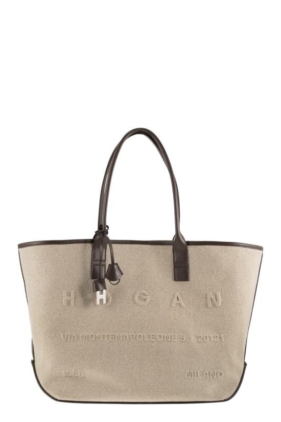 26SS 호간 토트백 KBW01TA4300UW87E03 BROWN BEIGE