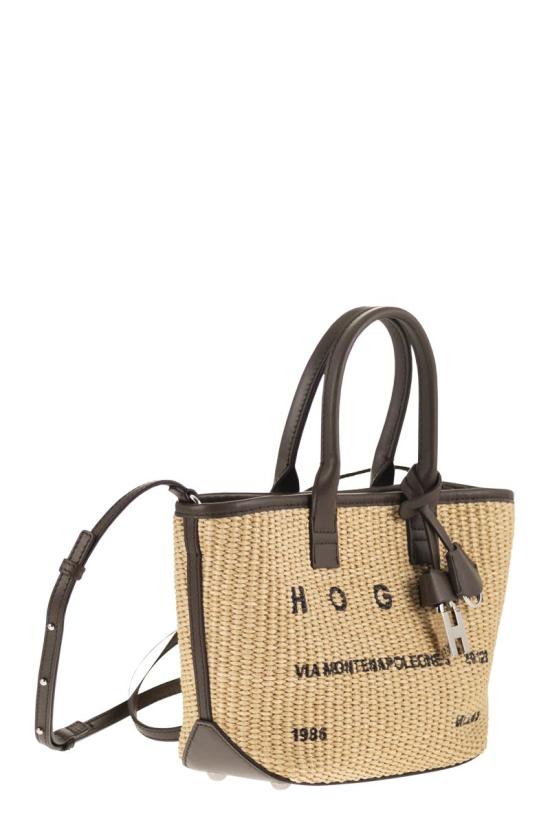 26SS 호간 토트백 KBW01TA5100UYI7E06 BROWN BEIGE - HOGAN