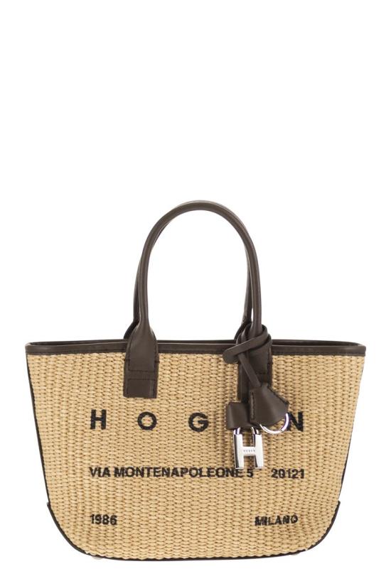 26SS 호간 토트백 KBW01TA5100UYI7E06 BROWN BEIGE