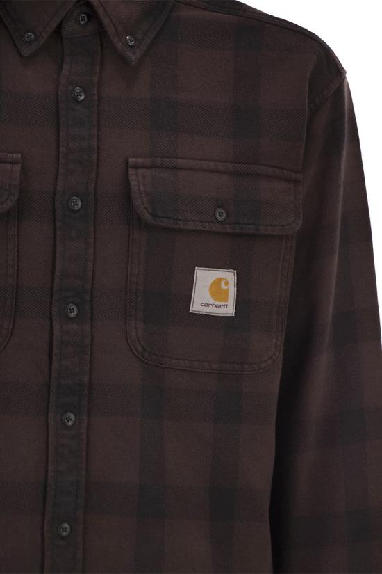 26SS 칼하트 WIP 긴팔 셔츠 I035951 3J2XX BORDEAUX - CARHARTT WIP