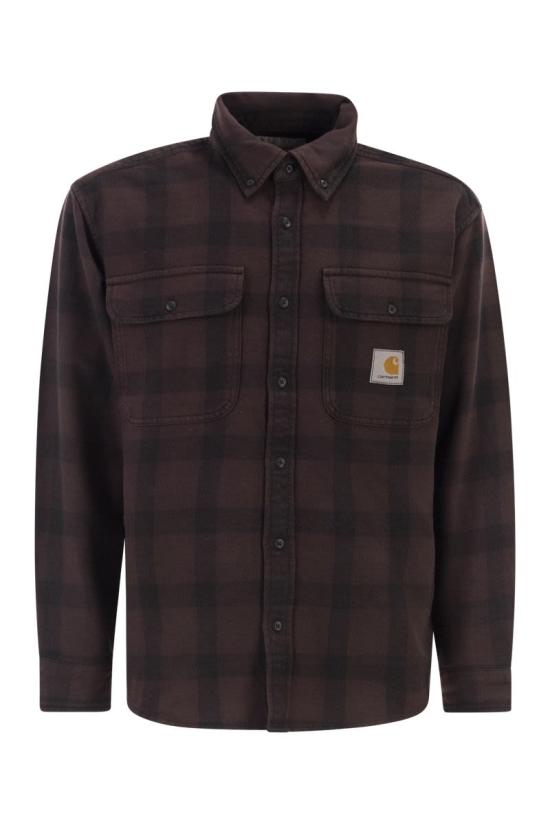 26SS 칼하트 WIP 긴팔 셔츠 I035951 3J2XX BORDEAUX