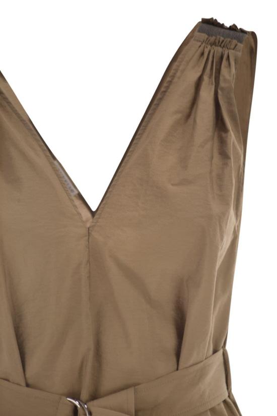 26SS 브루넬로 쿠치넬리 미디 원피스 M0F79A5092 C9266 CAMEL - BRUNELLO CUCINELLI