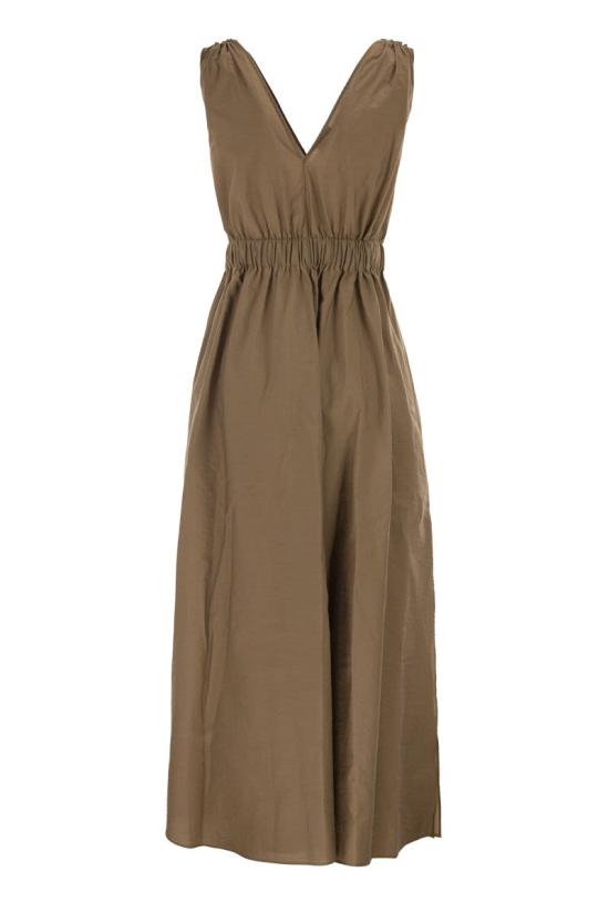 26SS 브루넬로 쿠치넬리 미디 원피스 M0F79A5092 C9266 CAMEL - BRUNELLO CUCINELLI