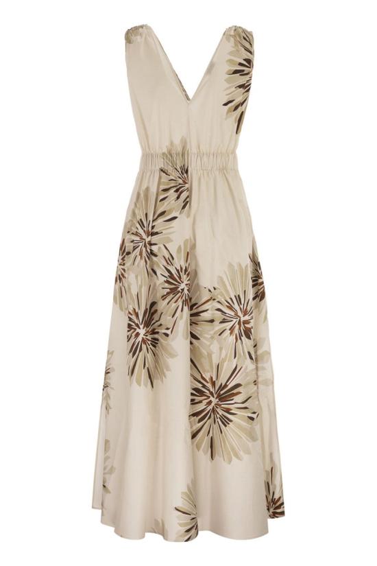 26SS 브루넬로 쿠치넬리 미디 원피스 MQ197A5092 C004 LIGHT BEIGE - BRUNELLO CUCINELLI