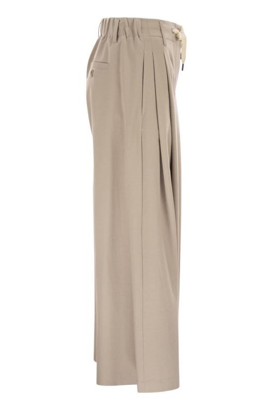 26SS 브루넬로 쿠치넬리 스트레이트 팬츠 ML946EL199 C9272 BEIGE - BRUNELLO CUCINELLI