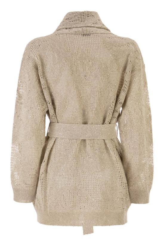 26SS 브루넬로 쿠치넬리 대즐링 워터 릴리 가디건 MDT771006 C8925 BEIGE - BRUNELLO CUCINELLI