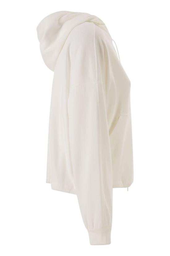 26SS 브루넬로 쿠치넬리 후드 티셔츠 MG927VT406 C7220 WHITE - BRUNELLO CUCINELLI