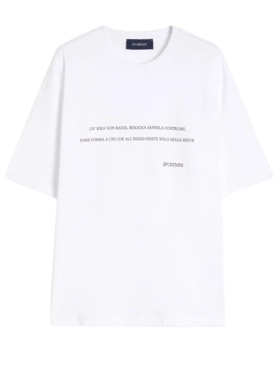 26SS 막스마라 스포츠막스 반팔 티셔츠 2612971015600001 WHITE