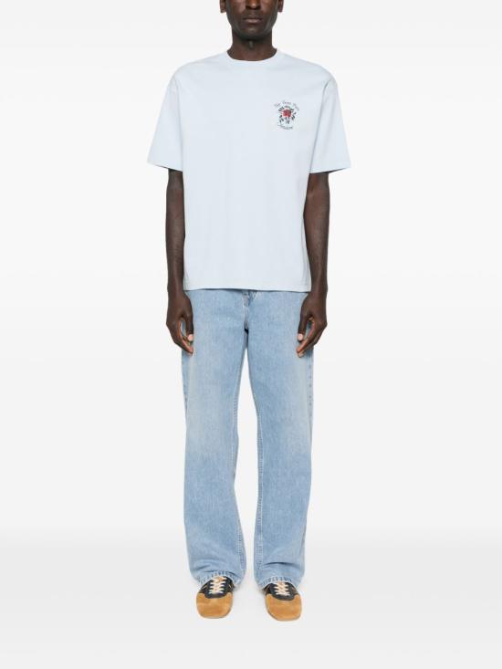 26SS 드롤드무슈 반팔 티셔츠 JTS210CO002LBE CLEAR BLUE - DROLE DE MONSIEUR