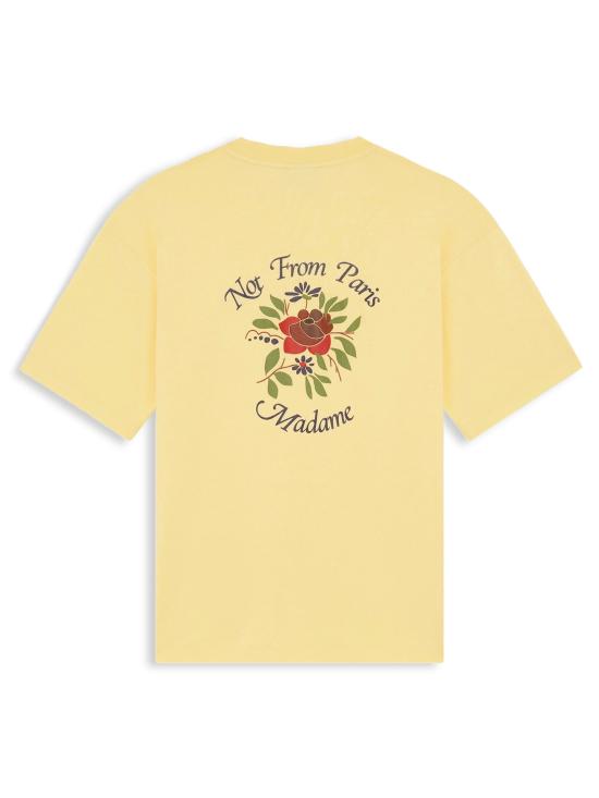 26SS 드롤드무슈 반팔 티셔츠 JTS210CO002LYL YELLOW - DROLE DE MONSIEUR