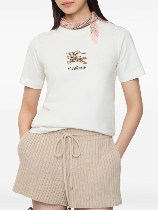 26SS 버버리 반팔 티셔츠 8118964B7078 WHITE - BURBERRY
