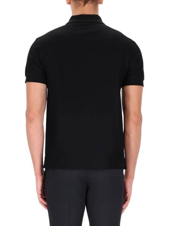 26SS 버버리 메탈릭 EKD 코튼 폴로 셔츠 8119008A1189 BLACK - BURBERRY