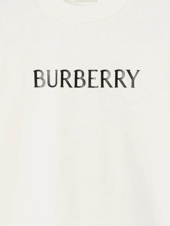 26SS 버버리 로고 코튼 티셔츠 8118978B7078 WHITE - BURBERRY